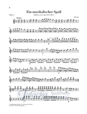 A Musical Joke K. 522 for 2 Horns in F and Strings - Set of strings (3.3.2.2)